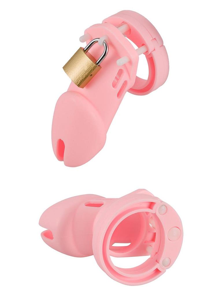Silicone Male Chastity Cage: SM Erotic Abstinence Training Device