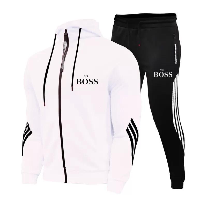 Nuova Tuta Sportiva Uomo Felpa con Cappuccio + Pantaloni Tuta a Due Pezzi  Harajuku Suit Casual Suit Zipper Maschio acquista in modo economico —  spedizione gratuita, recensioni reali con foto — Joom