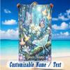 Butterfly Theme Beach Towel Personalized Custom Name & Text Soft Quick Dry Beach Towel for Swimming Travel