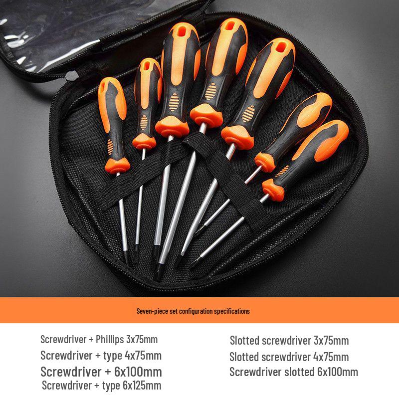 Magnetic Screwdriver Set: Household Repair & Disassembly Tools - Small Flathead & Phillips.