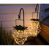 LED Copper Light Solar Power Lights String Pineapple Lamp Lantern Waterproof Outdoor Garden Decoration