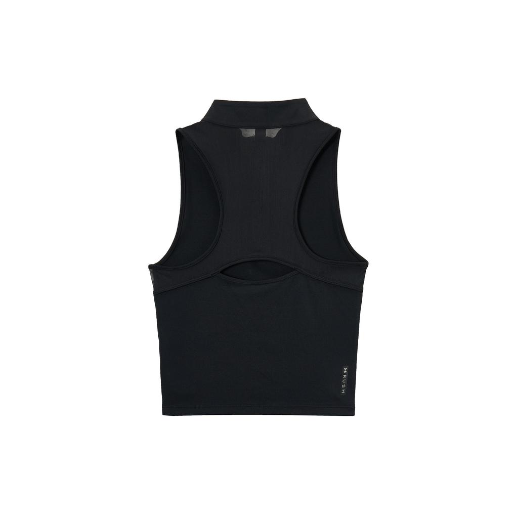 Under Armour Vanish Elite Rush Atmungsaktive Sportmode Bequemes Ärmelloses Tanktop Damen Tops Schwarz 1389874-001