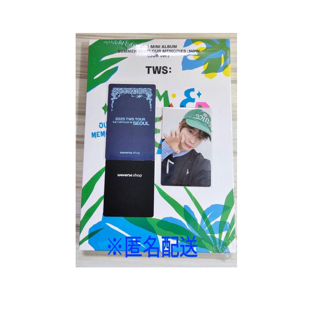 

[Б/У] TWS 2025 Сеульский концертный зал Ограниченный бонусная торговая карта A Кёнмин Включен альбом