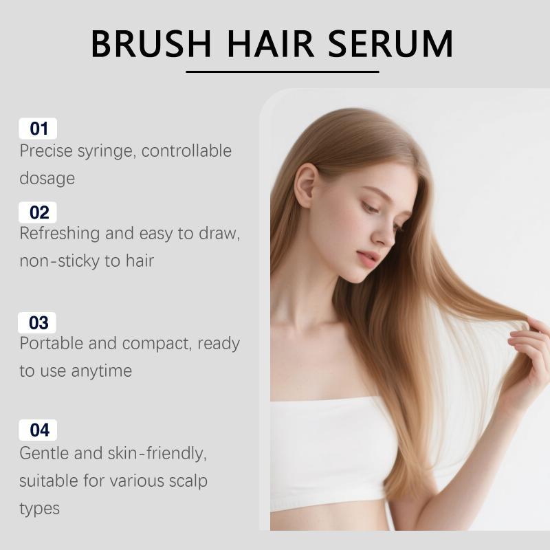 1 Pezzo Siero per Capelli PDRN con Pennello Raffreddamento Delicato Nutriente per il Cuoio Capelluto per Persone che Stanno Sveglie Fino a Tardi Cura Quotidiana dei Capelli