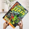 Captain Flash Vintage Comic Book Cover Metal Poster Customized Wall Art Retro Vintage Tinplate Signs for Home Decor Items Room