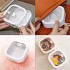 A20F-Hair Tie Organizer, 2Pcs Hair Accessories Organizer Portable Stackable Hair Containers Pin Holder Travel Small Box Easy To