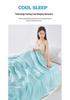 Cool Silk Summer Quilt: Breathable, Skin-Friendly for Dorm or Office Use