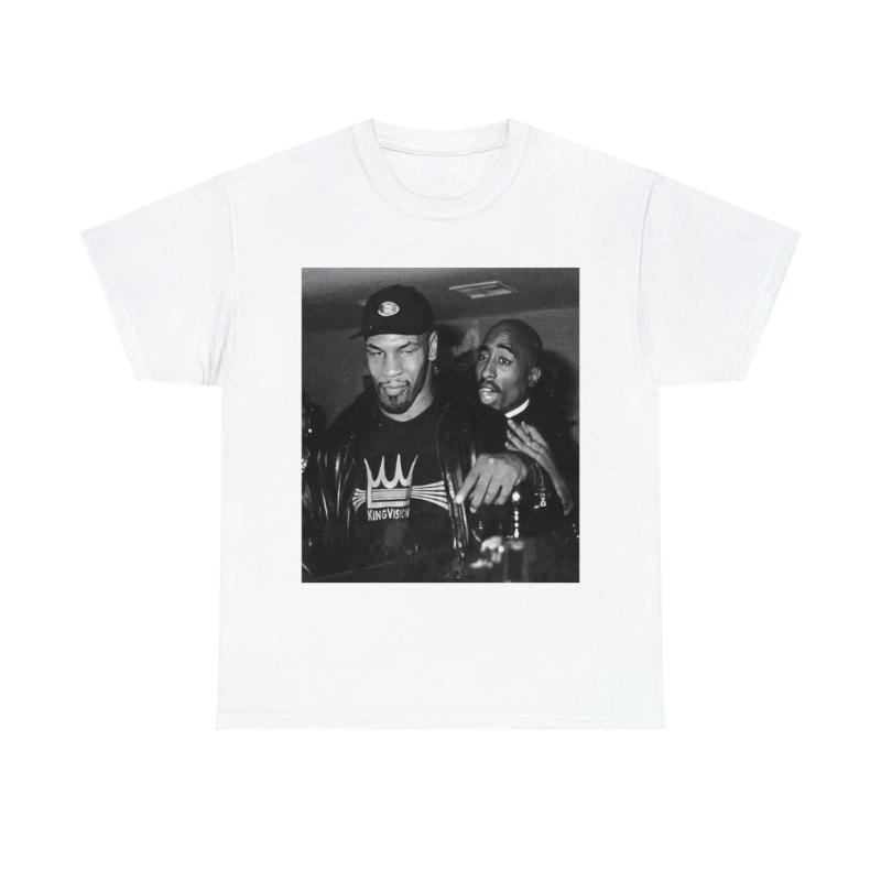 Camiseta de Algodón Estampada Mike Boxing Unisex Hombres Mujeres Casual Tyson Tops Verano Cuello Redondo Manga Corta Camiseta Gráfica Talla Grande S-4XL