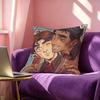 JJayvik Cute Pillow Case Square DoubleSided Sofa Cushion Cover Bedroom Bedside Pillow