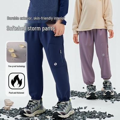 2025 Durable Kids' Hiking Pants - Warm, Waterproof, and Windproof for Boys and Girls