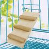 Hamster Wooden Climbing Ladder - Pet Cage Accessories Small Animal Chew Toy for Gerbil Mouse Rodent Cage Climbing Plaything