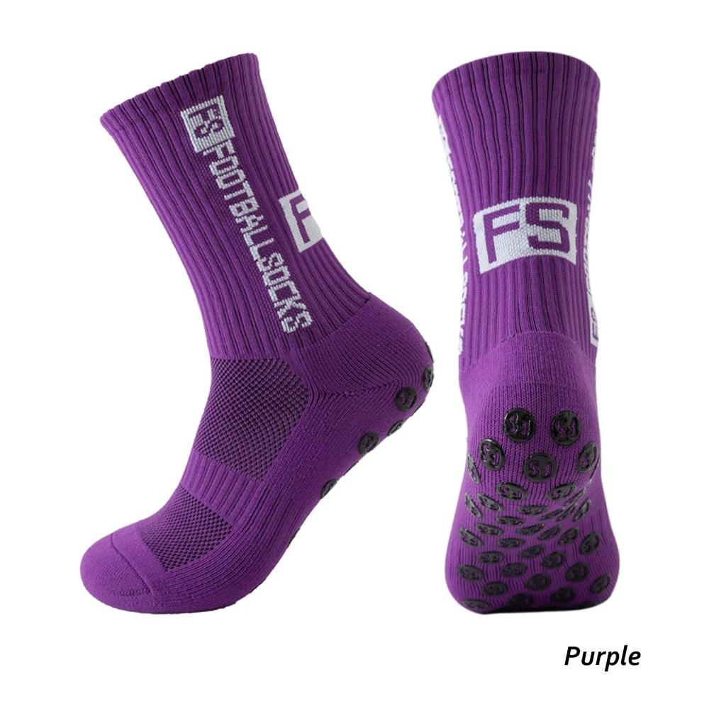 1Pair Football Socks Soccer Non-slip Crew Socks Outdoor American Football Breathable Silicone Athletic Socks Men Women