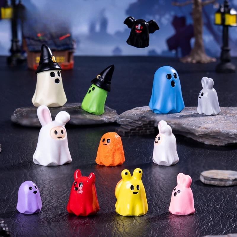 

Cute Halloween Ghost Decorations Blind Bag Accessories and Mini Ornaments 17#