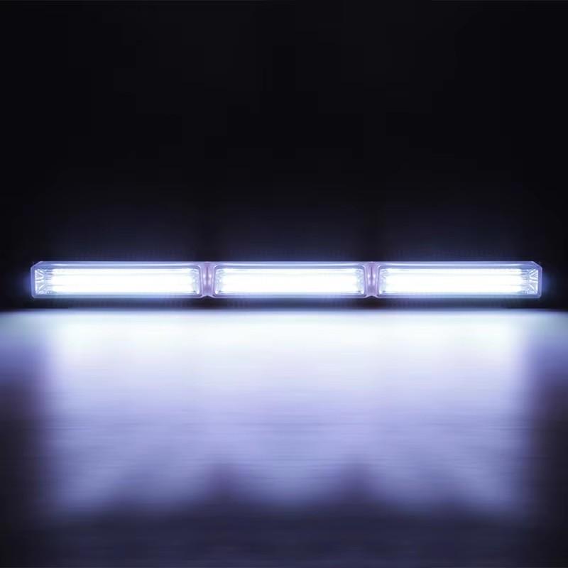 13 Inches Vehicle Warning LED Strobe Light Bar Traffic Emergency Flashing COB Light Bars Waterproof Hazard Flashlight for Trucks