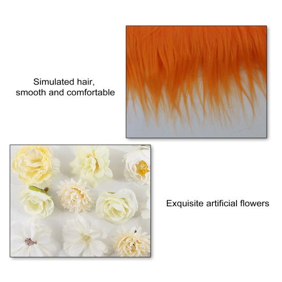 Kit Fai Da Te Maschere Gatto Therian 2 Pezzi: Set Furry Con Maschera Vuota, Pelliccia Sintetica E Feltro Per Creare Maschere Di Volpe E Gatto