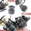[Jiginger Z 3000 spinning reel] Lightweight CNC aluminum spool Salt compatible Spare spool included (#3000 5BB+1RB RT3000v)