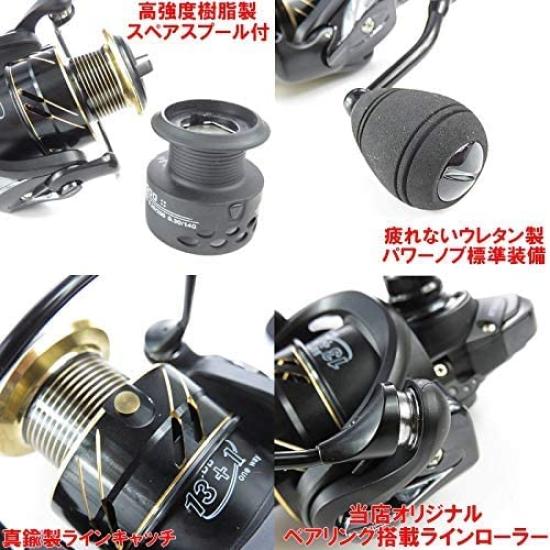 [Jiginger Z 3000 spinning reel] Lightweight CNC aluminum spool Salt compatible Spare spool included (#3000 5BB+1RB RT3000v)