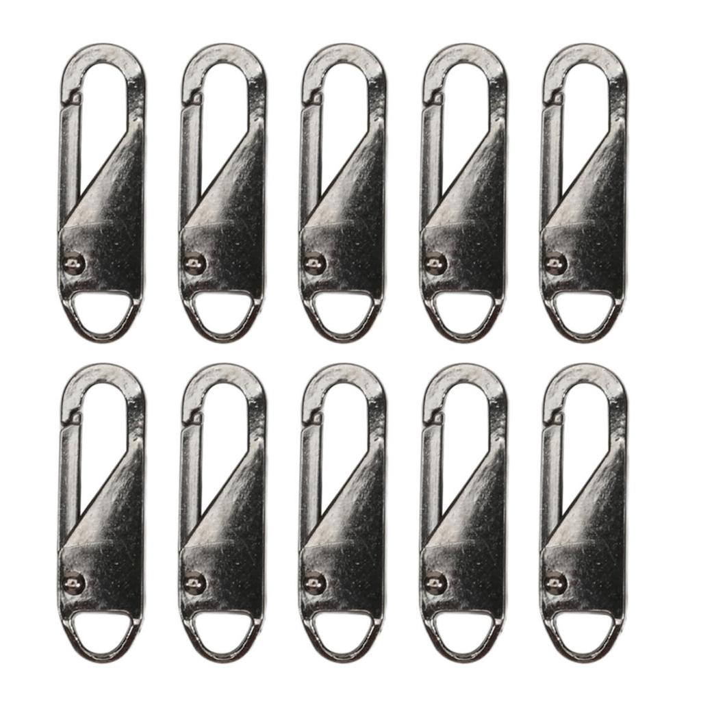 Zip Puller Replacements Zip Slider Repair Instant Zippers Head Pull Handle Zippers Extender for Cloth Travel Bag