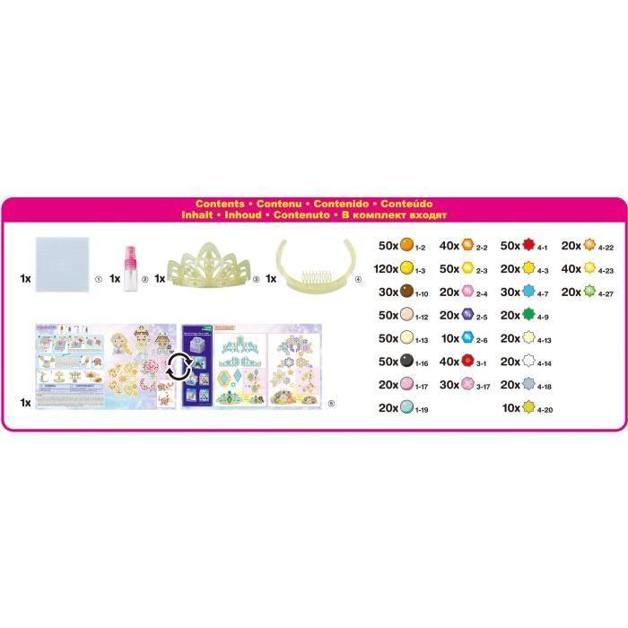 Jeu de perles à repasser - AQUABEADS - Diadème Princesses Disney