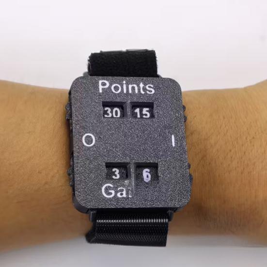 1/2Pcs Golf Wrist Score Counter Men Women Manual Golf Stroke Counter Watch Lightweight Stroke Keeper Tool