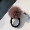 Mink Fur Ball Rope Female Korean Cute Simple Plush Hair Rope Headdress Online Celebrity Temperament Hair Band Elastic Hair Accessories.