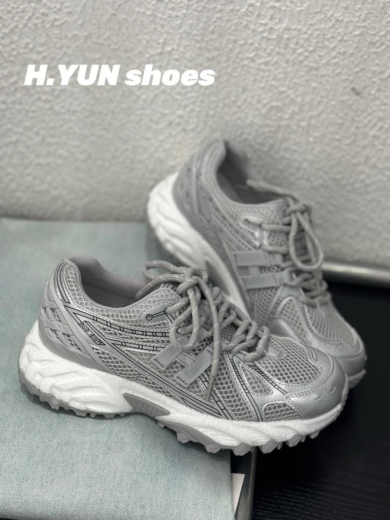 [opalwalk] Light Sports Jogging Dad Shoes Women's 25 Spring and Summer New Leather Mesh Breathable Casual Shoes