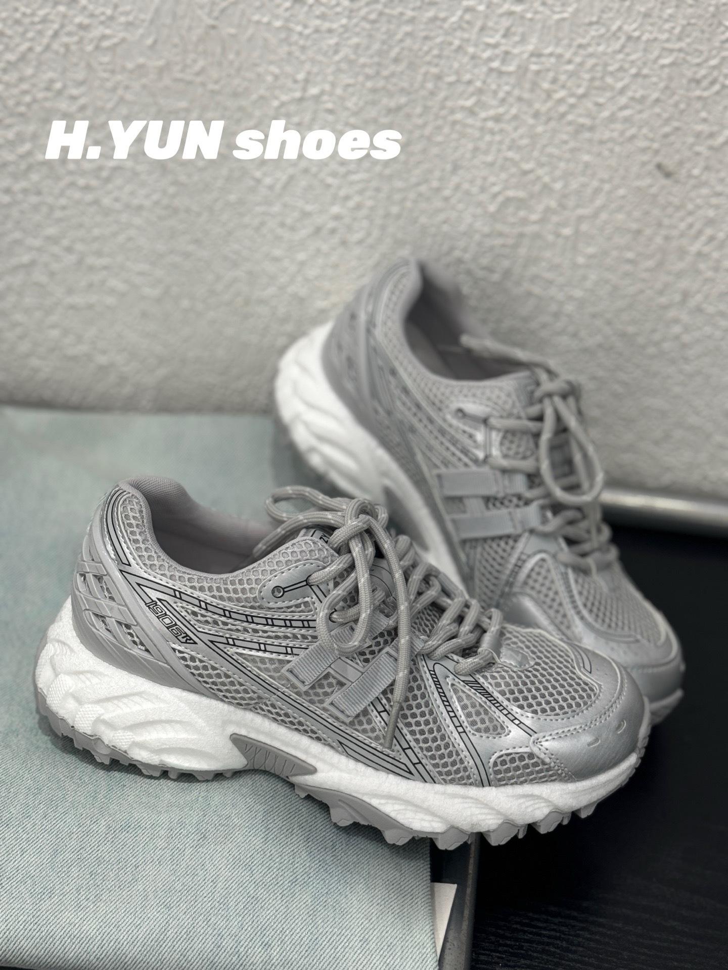 

[opalwalk] Light sports jogging dad shoes women s 25 spring and summer new leather mesh breathable casual shoes 40 серебряный
