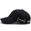Spring new hip-hop baseball cap cotton side embroidered letters casual peaked cap outdoor sun hat