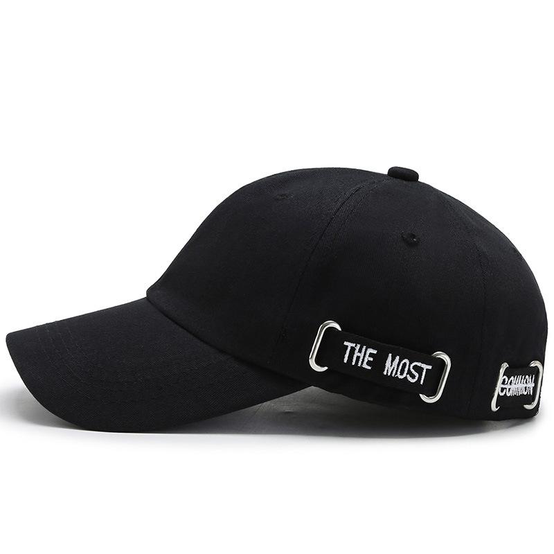 Spring new hip-hop baseball cap cotton side embroidered letters casual peaked cap outdoor sun hat