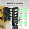 30W 6-Port USB QC3.0 Fast Charger Adapter - EU, US, UK, AU Plug