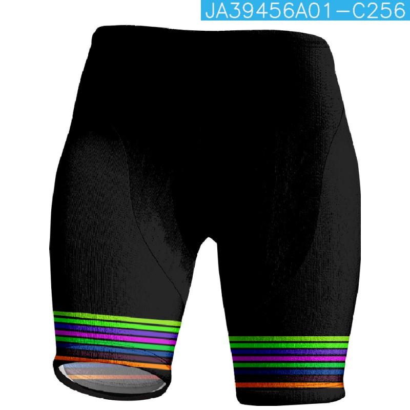 Short de cyclisme à imprimé floral Hommes Femmes Respirant Ajusté Vélo Montagne Route Vêtement de sport