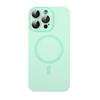 Small Window Liquid Silicone Suitable for IPhone 15 Mobile Phone Case 13 Comes with Lens Film Apple 14 Magnetic Protective Case