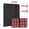 Large-Capacity Card Binder Notebook Pocket Holder Albums 160/360/480/540 Grids Cards Sleeve For Game Cards Storage Organization