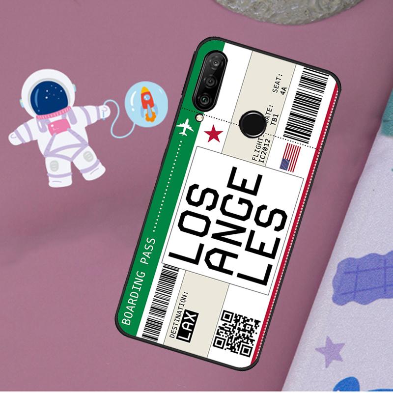 

Boarding Pass Ticket For Huawei Nova 5T 9 10 SE 7i 8i 11i 12i Y60 Y61 Y70 Y72 Y73 Y90 Y91 P20 P40 P30 Lite Case Nova 10 SE
