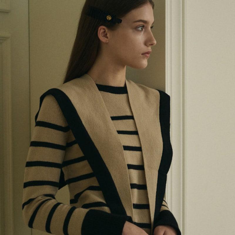 

TAV Beart Frill Hair Pin - Black (S size) Black(S)