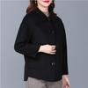 Korean Fashion Womens Pure Wool Coat Autumn Winter Hot Style Casual Loose Short Coat Temperament Mother Wear