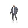 Nike Embroidered Logo Detail Casual Sports Long Sleeve Fleece Jacket Men Jacket Grey FD6683-068