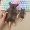 Built in Skeleton Mouse Doll Animal Figure Funny Mouse Toy Creative Plush Rat  Children