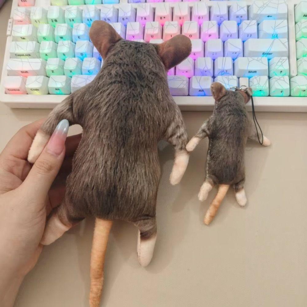 Built in Skeleton Mouse Doll Animal Figure Funny Mouse Toy Creative Plush Rat Children