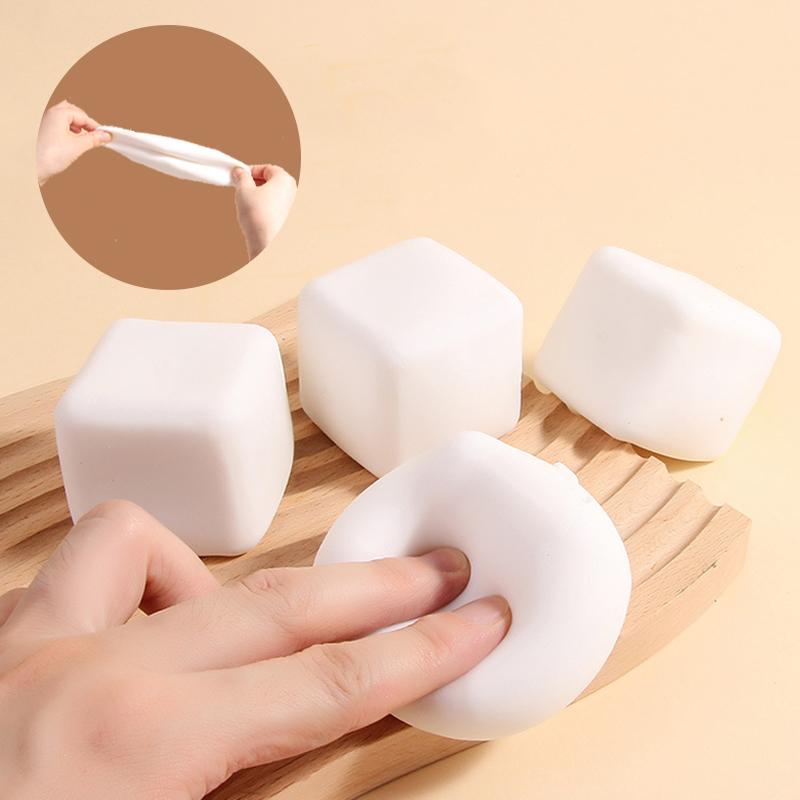 Squishy Tofu Stress Balls Autism Sensory Toys Stress & Anxiety Relief for Kids Adult Anti Stress Fidget Soft Water Ball Toys