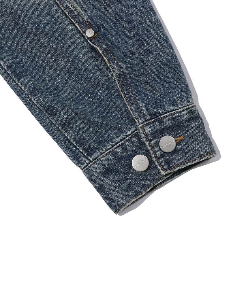 Beentrill Vintage Washed Denim Trucker (Indigo)