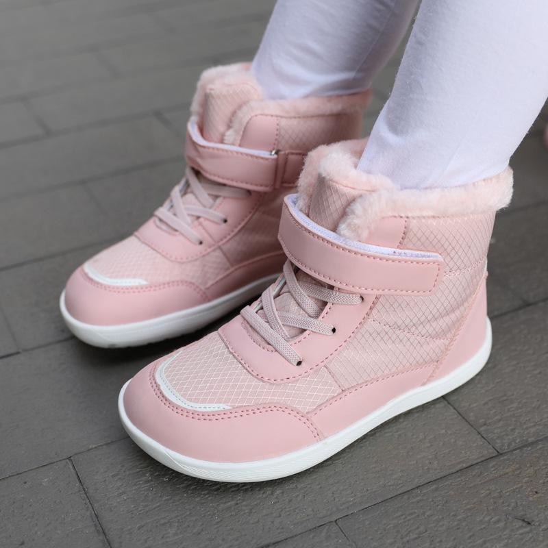 2025 winter new men's and women's high-top off-road piled thickened wide-headed cotton shoes outdoor warm snow boots