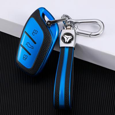 Funda de Cuero TPU para Llave Inteligente de Coche, Soporte, Bolsa, Llavero para Roewe RX5 I5 I6 RX3 RX8 ERX5 para MG ZS EV MG6 EZS Protector