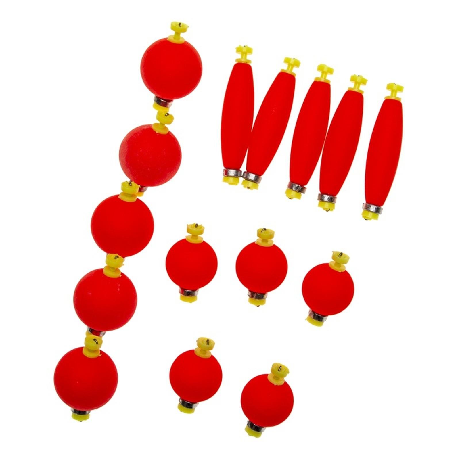 

Fishing Float with Weights Long Casting High Visibility Buoyancy Ball Buoy Bobber Float Fishing Tools one size червоний