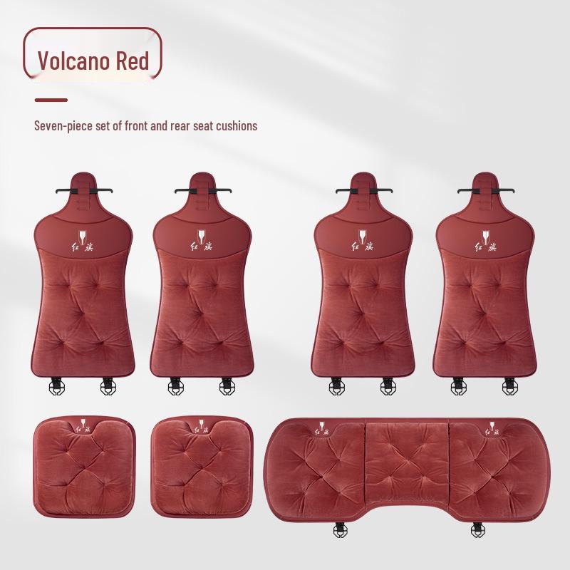 Winter Flannel Seat Cushions for Hongqi H5/HS5/HS3/H6/H9/E-HS9/HS7/HQ9 Cars