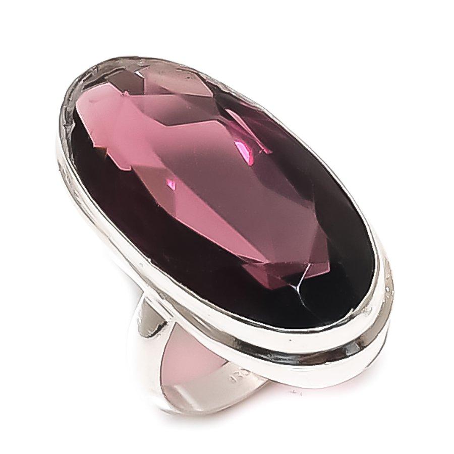 

Кольцо из серебра 925 пробы с аметистом, размер 6