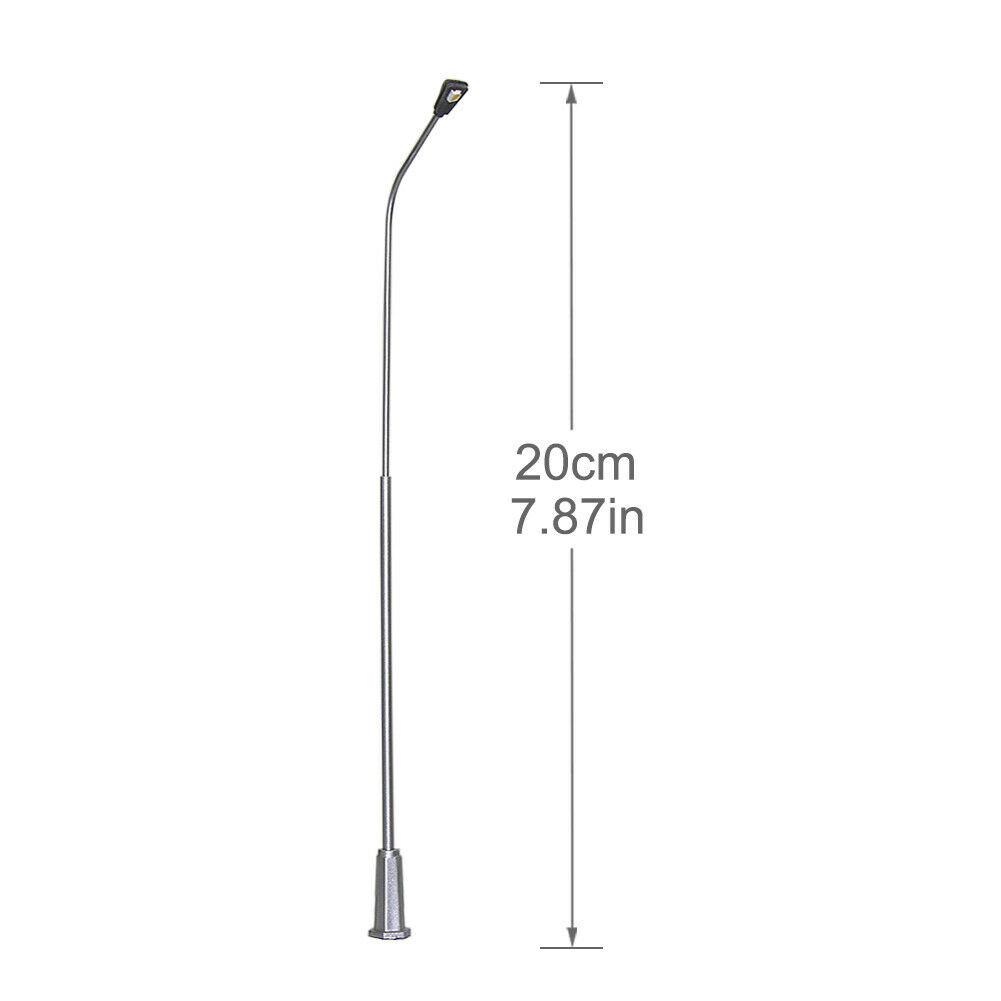 Railway Light Street Lamp Model Landscape Layout 20mA 5Pcs