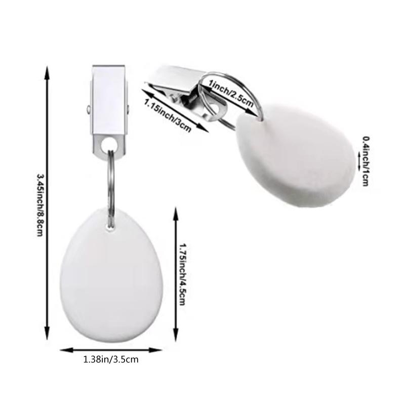 Tablecloth Weights Set of 8 With Metal Clips Table Cloth Pendant Supplies for Home Outdoor Traveling Picnic Accessory