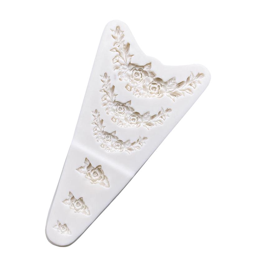 Blume Rose Silikonform Sugarcraft Schokolade Cupcake Backform Fondant Kuchen Dekorationswerkzeuge