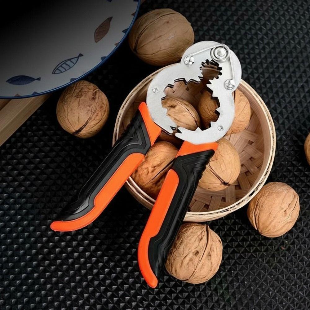 Vanadium Chromium Steel Nut Shell Opener Anti-slip Nut Clamp Walnut Cracker  Household Use